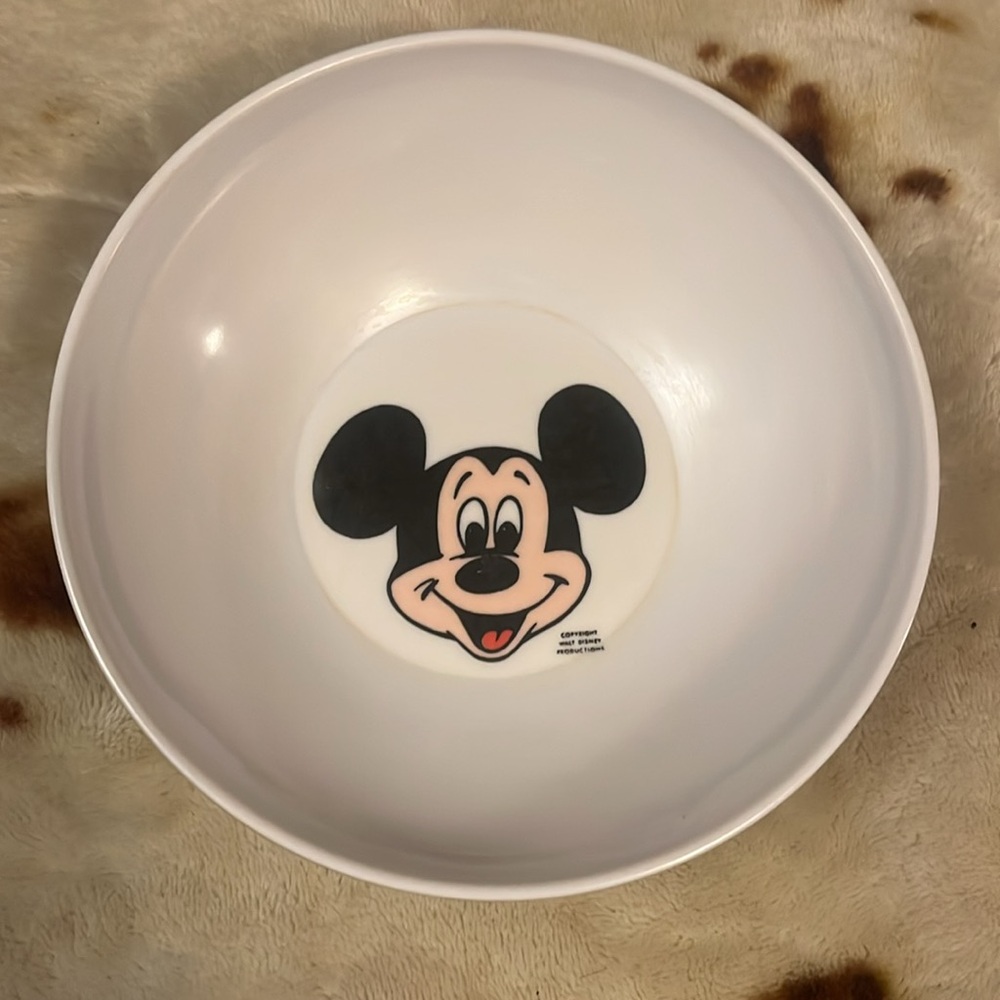 Vintage Mickey Mouse bowl
